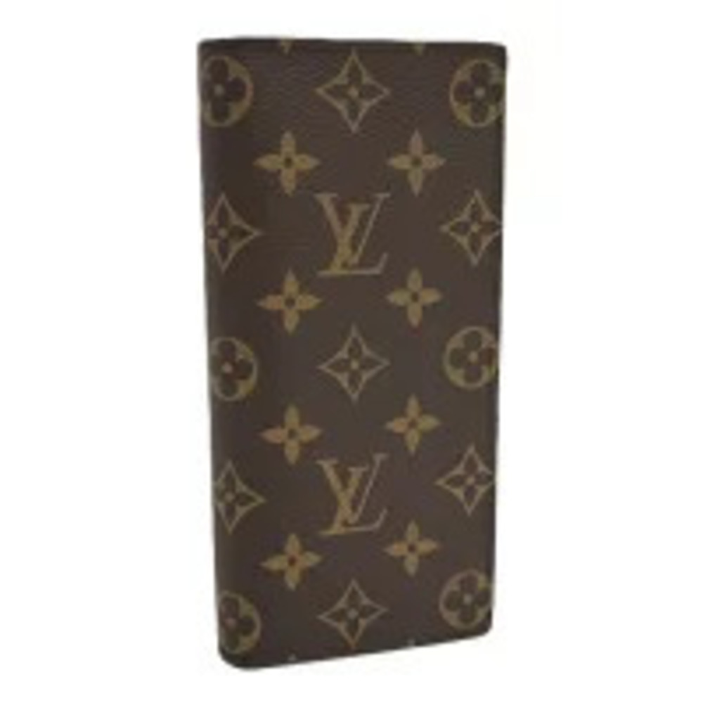 LOUIS VUITTON Portefeuille Brazza Bi fold Long Wallet Monogram